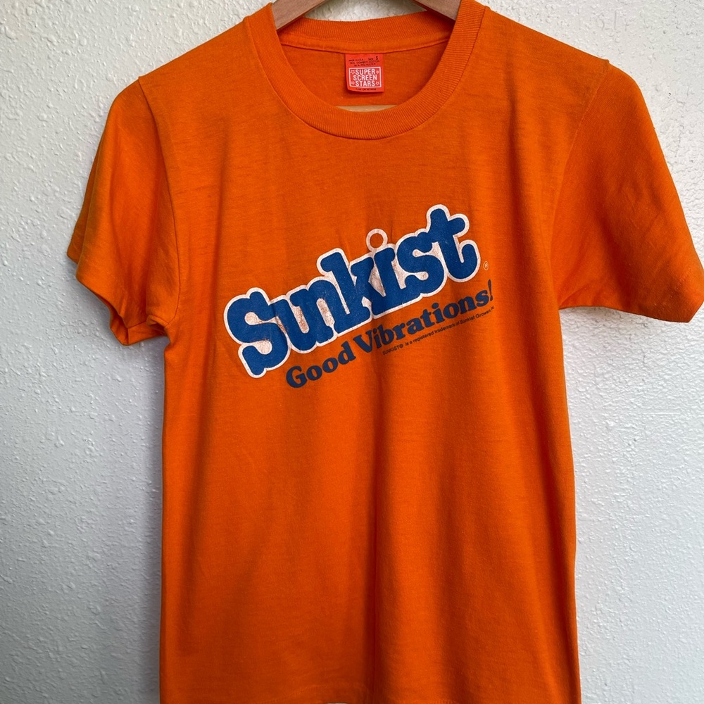 Vintage Sunkist Orange T-Shirt - Picture 3 of 6